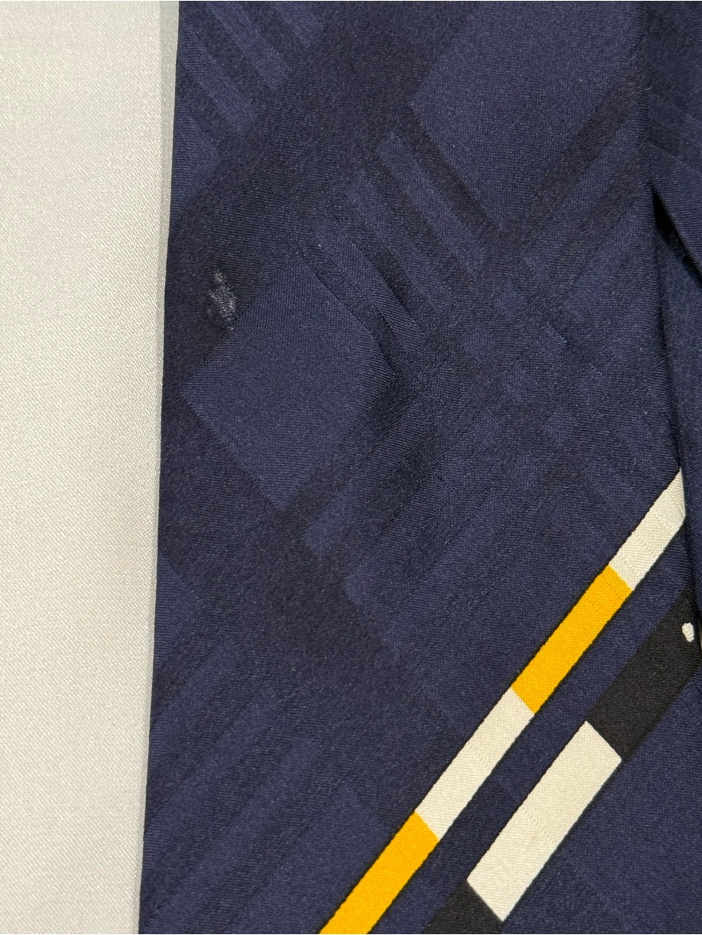 Polo by Ralph Lauren Navy Equestrian Print Silk Mens Tie - Picture 2 of 14